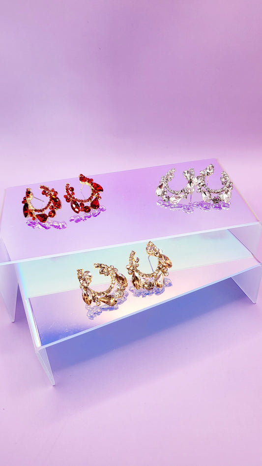 Glimmer Crystal Stud Earrings