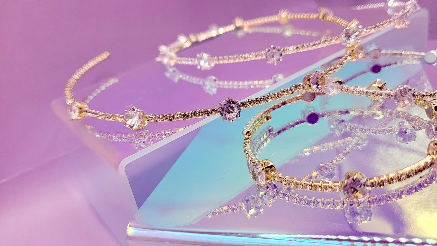 Estefanía Set of Choker and Bracelet
