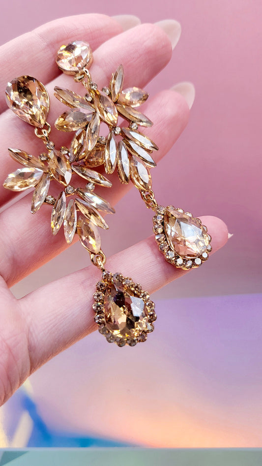 Fashionista Crystal Drop and Dangle Earrings