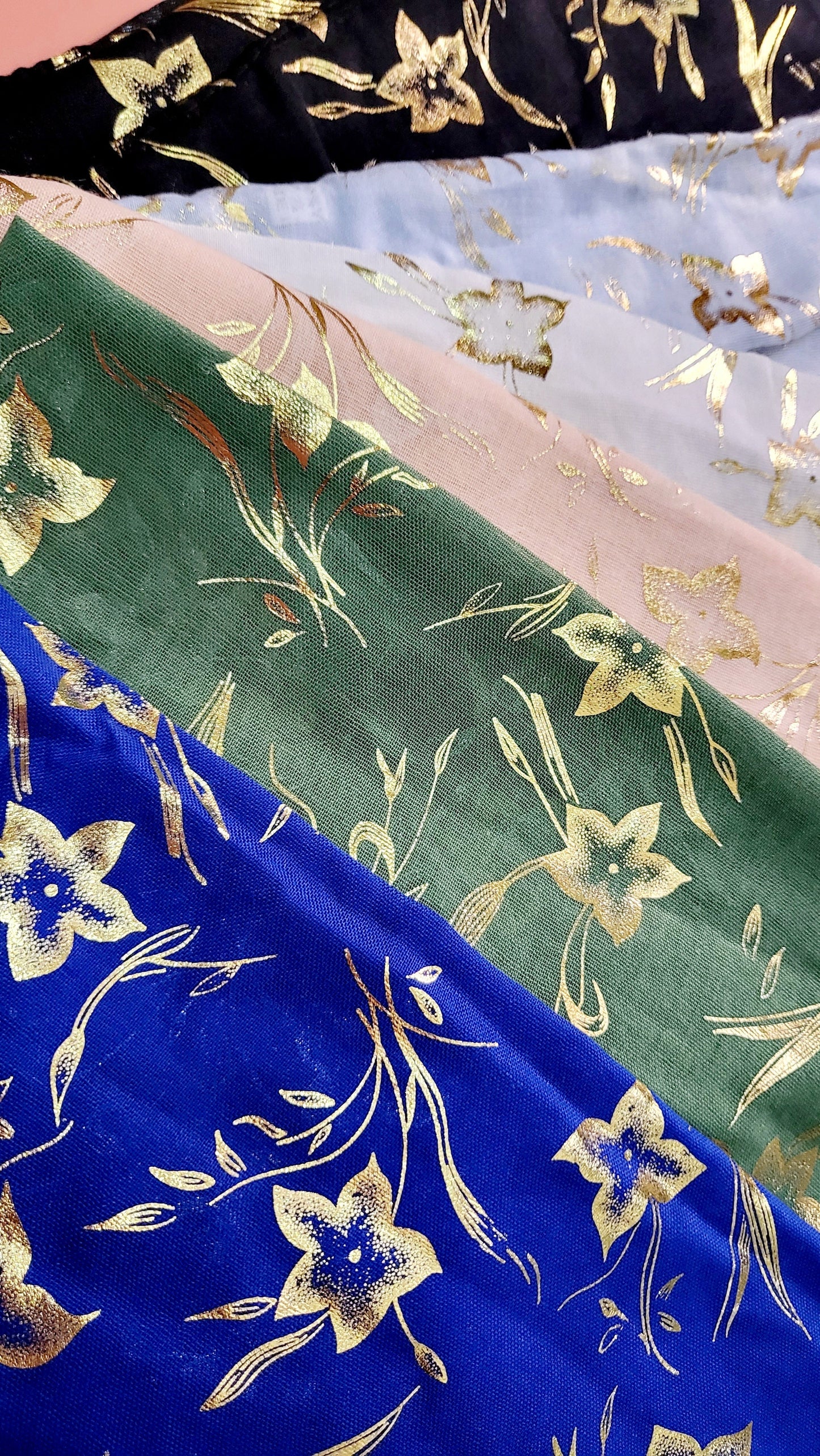 Flower Shimmer Scarf