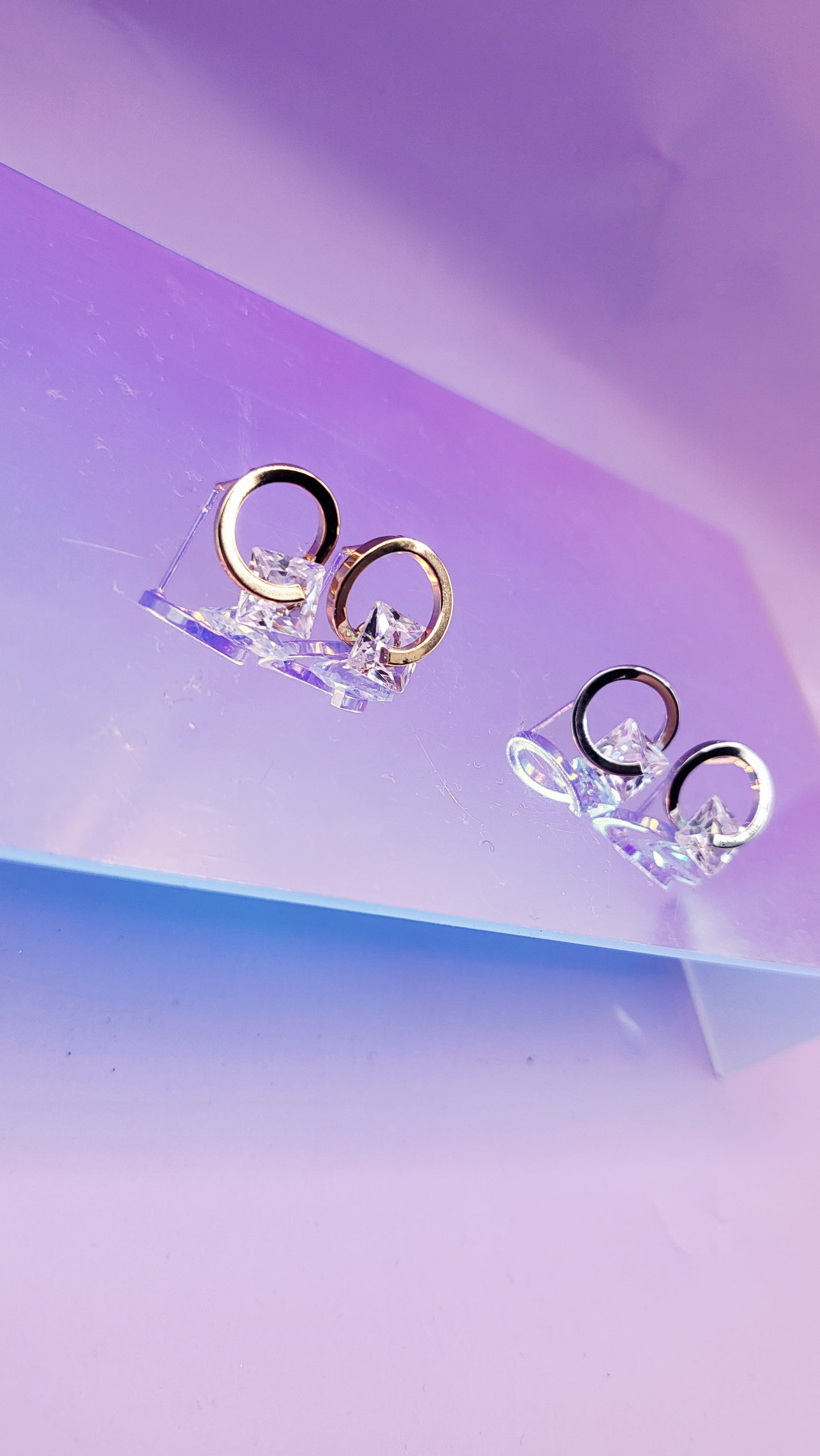 Celestial Crystal Stud Earrings