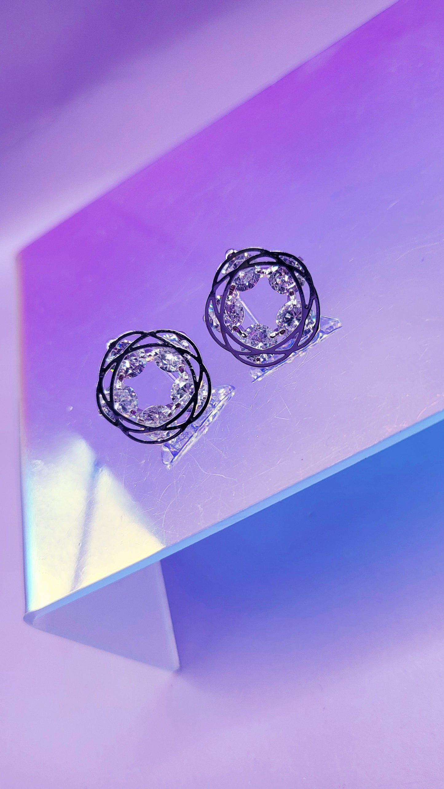Mirage Sparkle Stud Earring