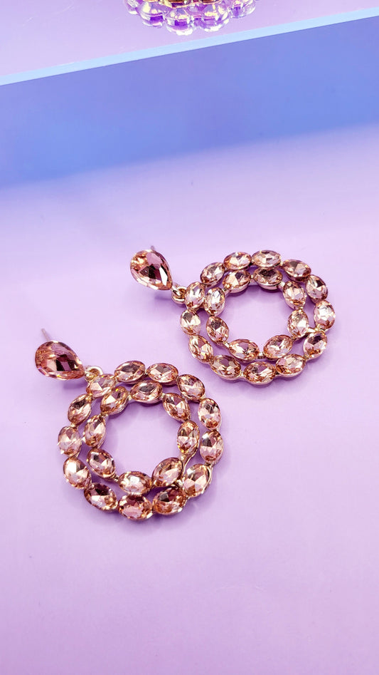 Desire Crystal Drop and Dangle Earrings
