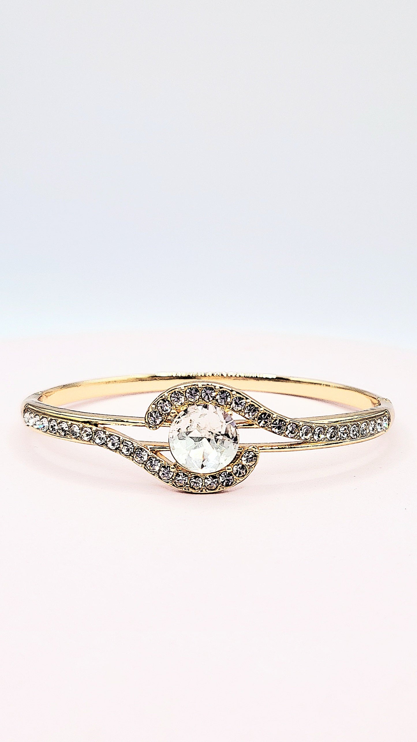 Crystal Stacking Bangles Stainless Steel