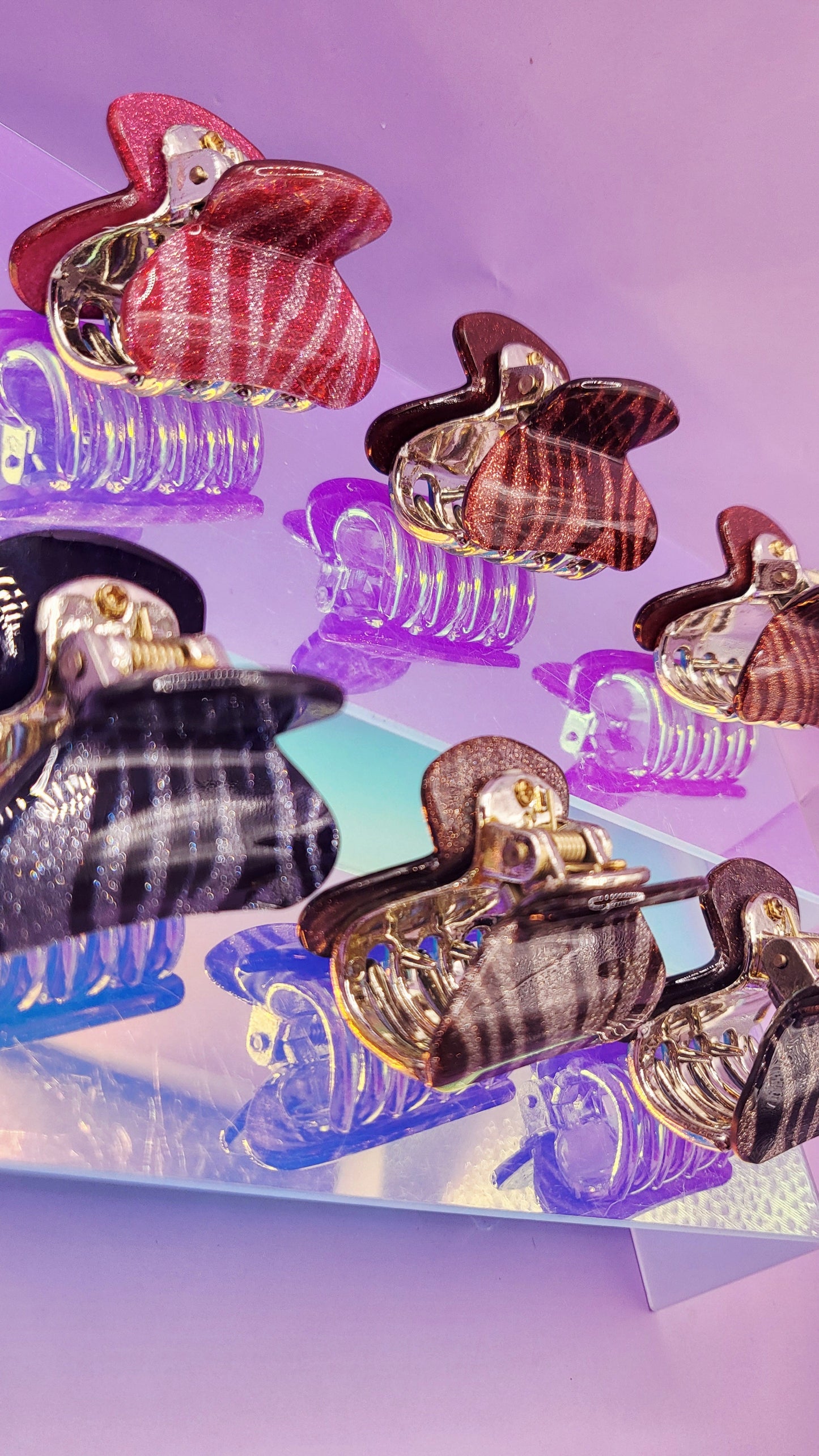 Glam Gloss Mini's Hair Clamps Pack of 12