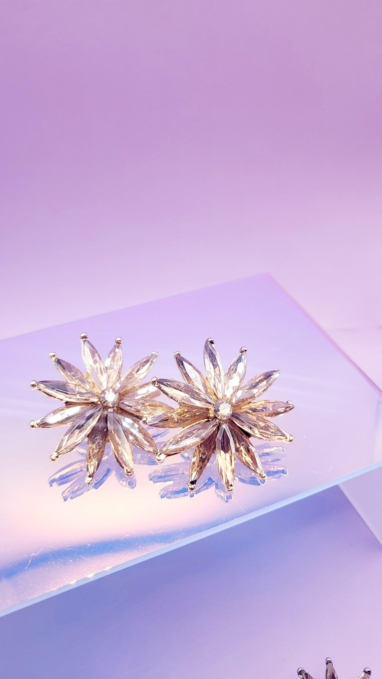 Dubai Crystal Stud Earrings