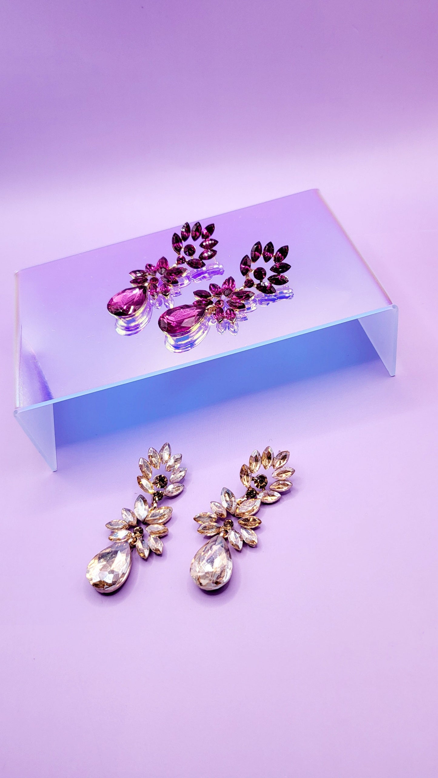 Glisten Crystal Drop and Dangle Earrings