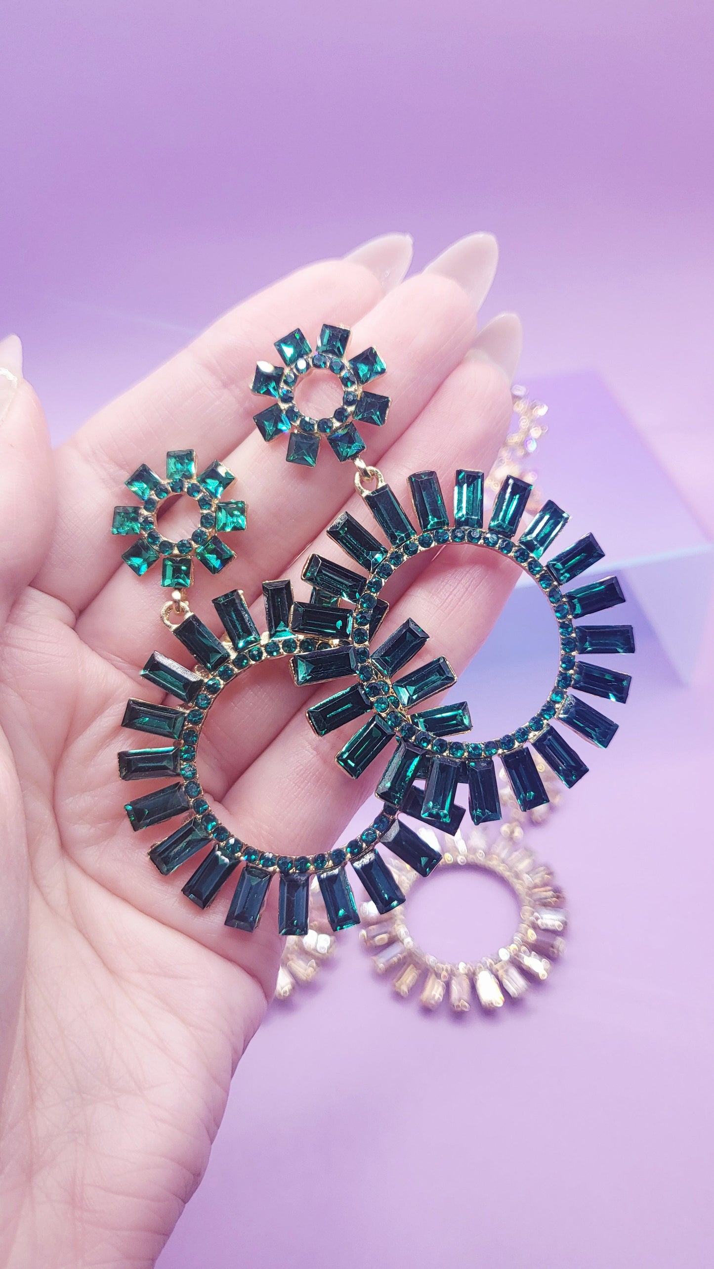 Dream Crystal Drop and Dangle Earrings