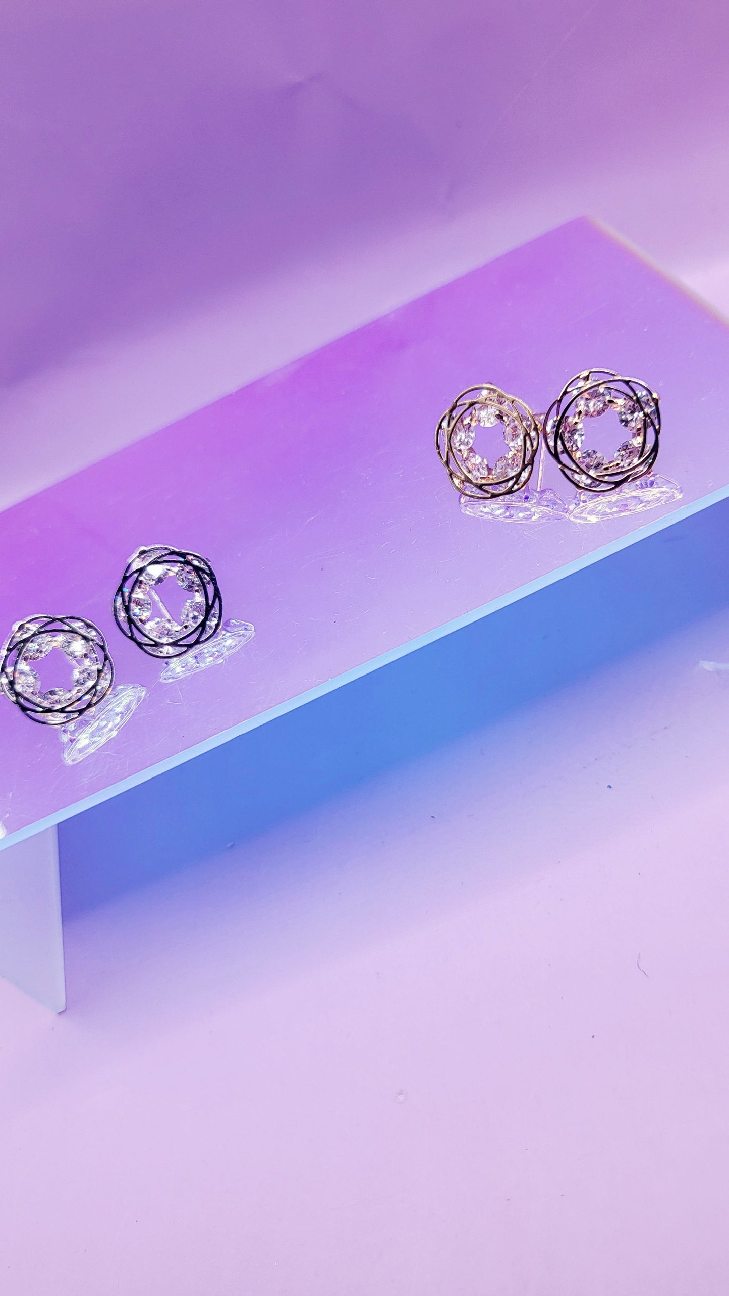 Mirage Sparkle Stud Earring