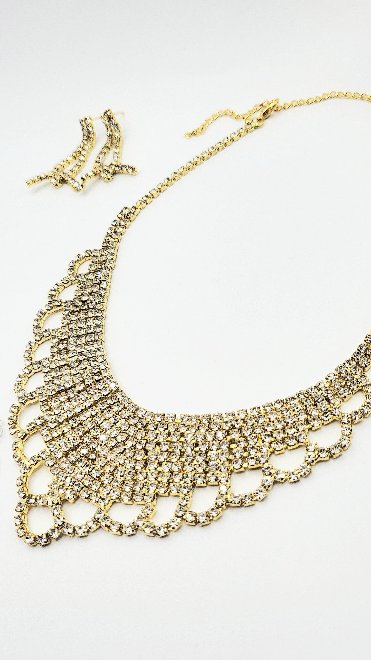 Crystal Collar Necklace Set