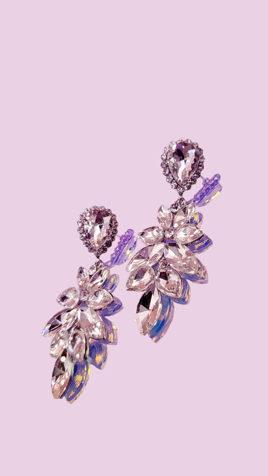 Cascade Crystal Drop and Dangle Earrings