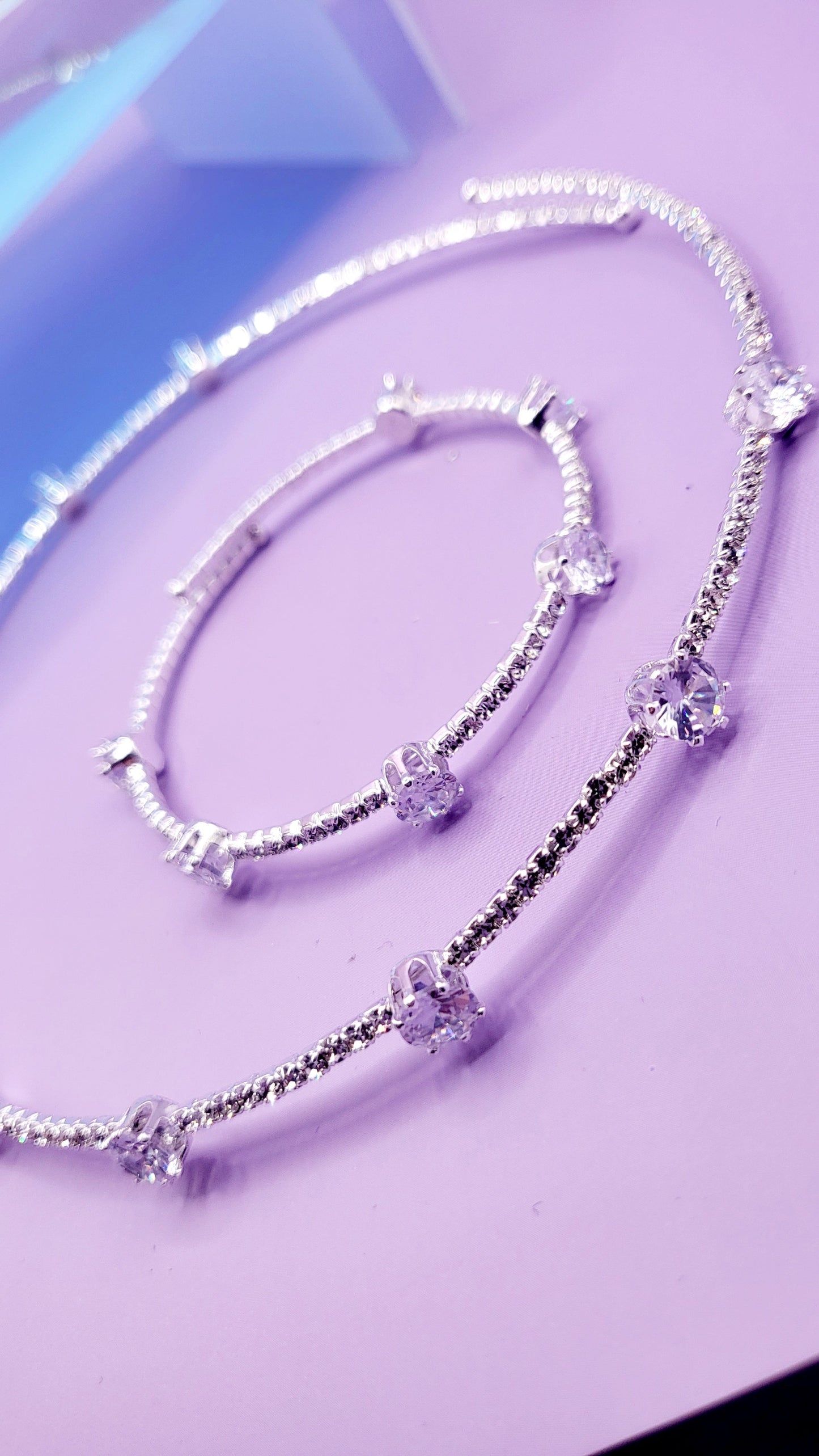 Estefanía Set of Choker and Bracelet