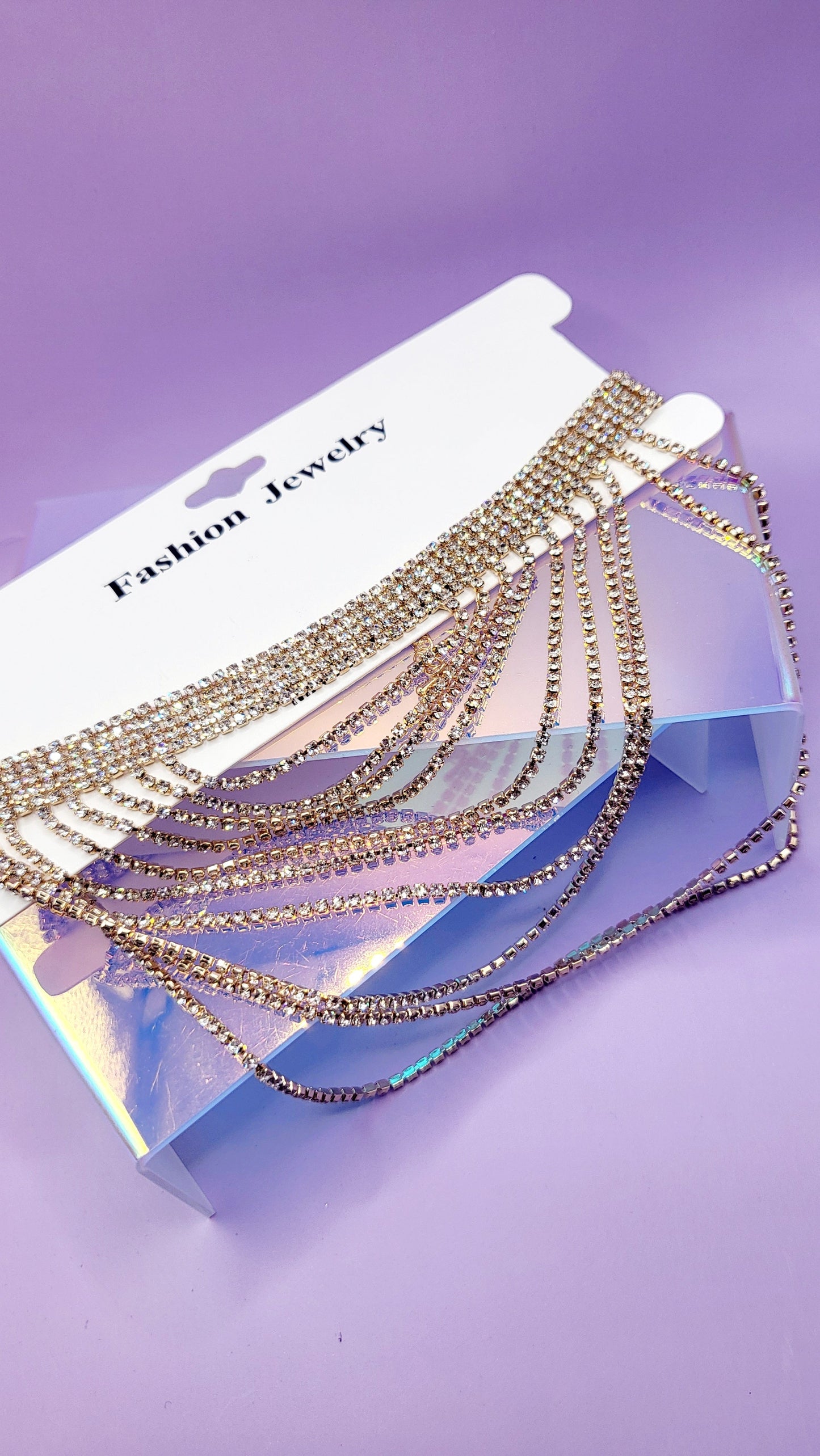 Cascade Crystal Choker