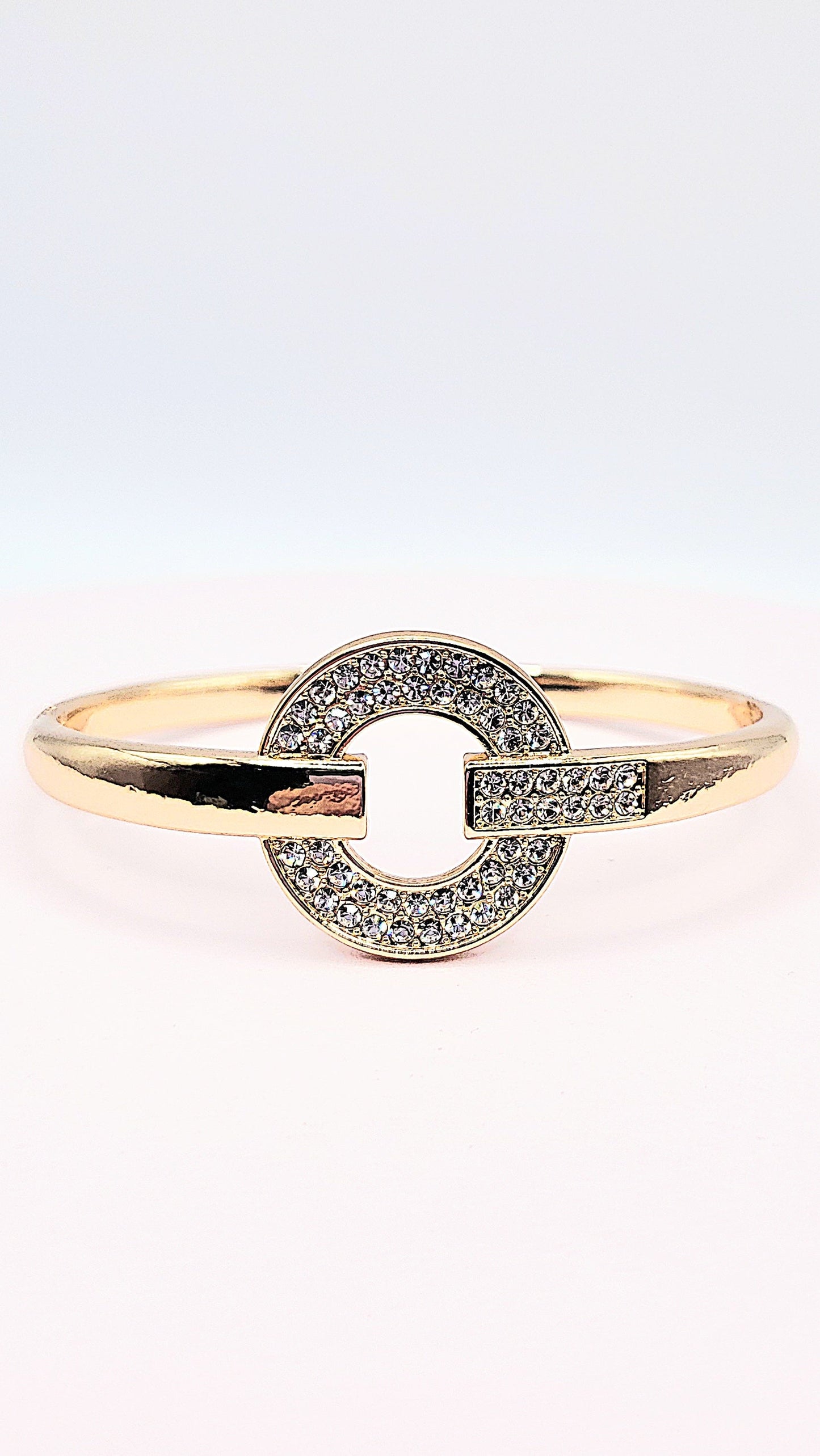 Crystal Stacking Bangles Stainless Steel