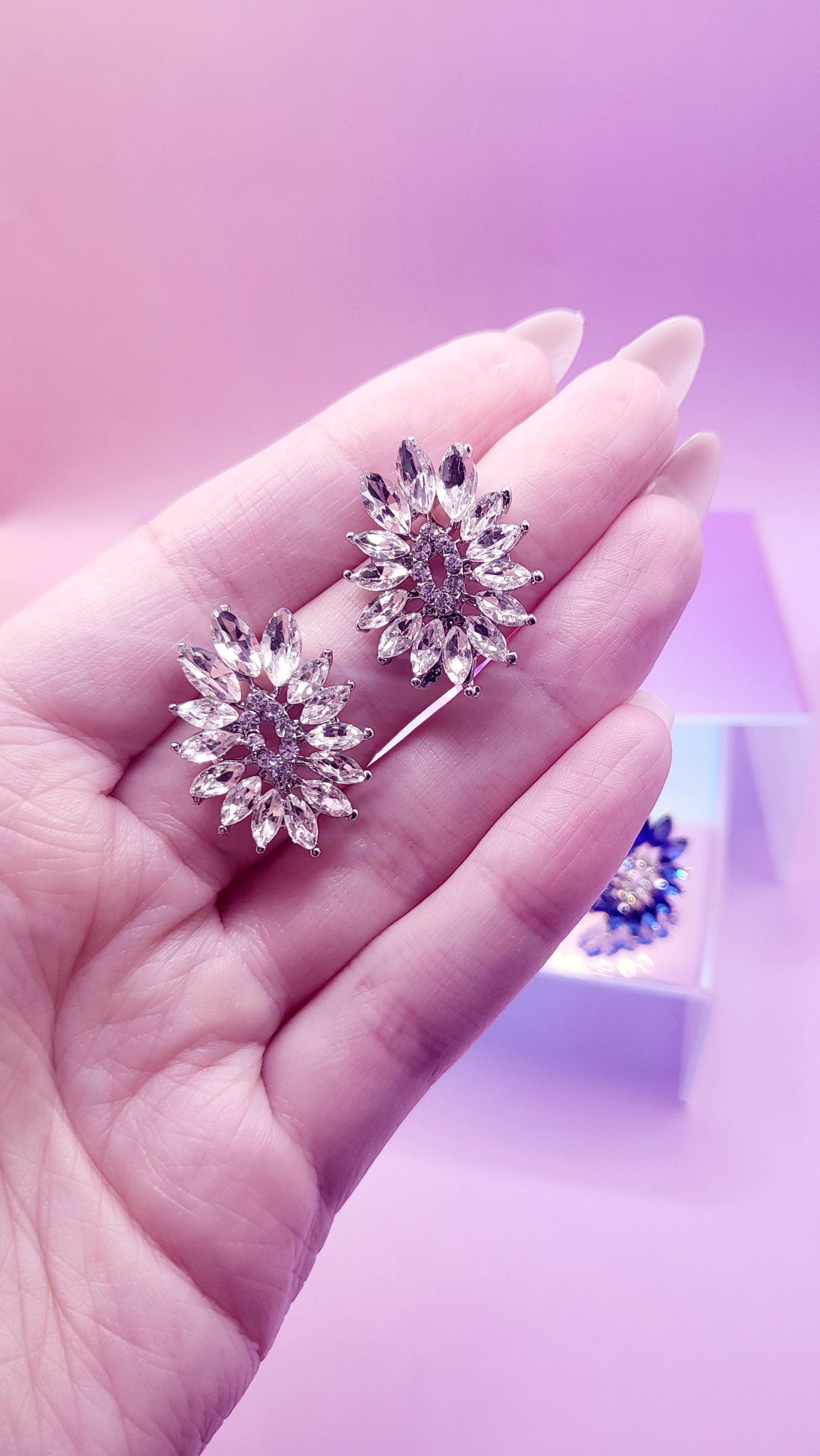 Impression Crystal Stud Earrings