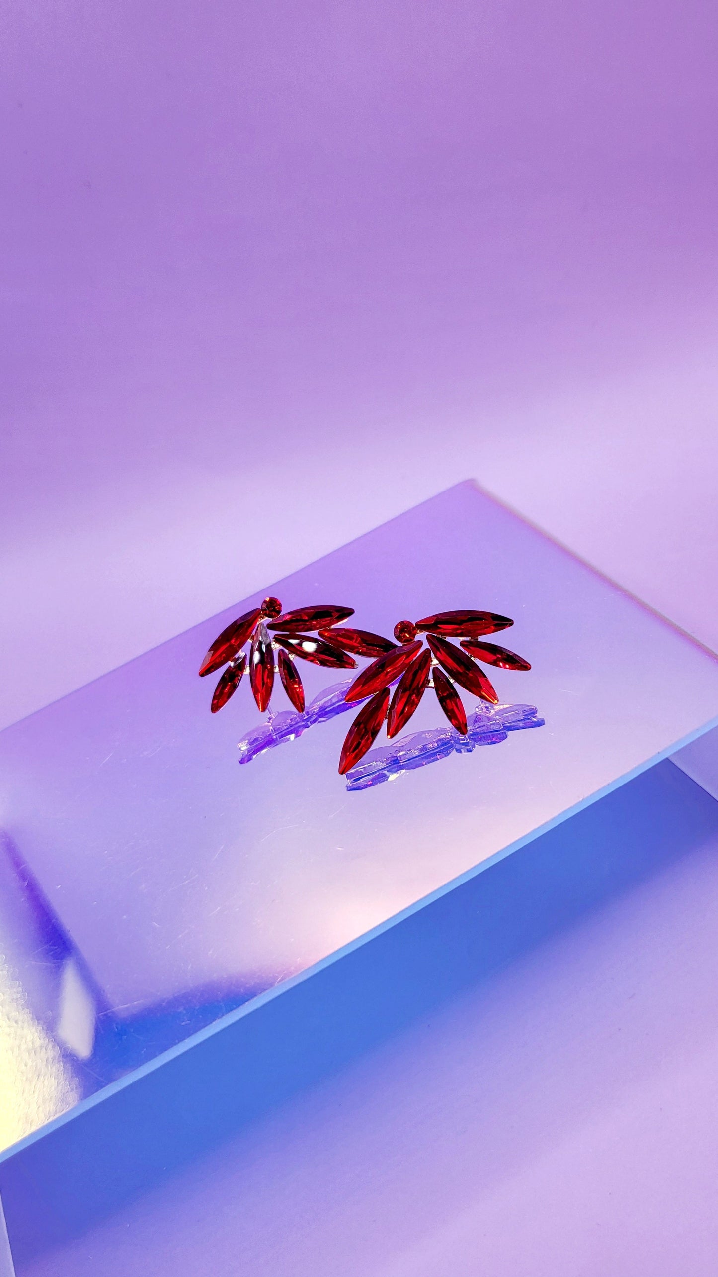 Glamour Crystal Stud Earrings