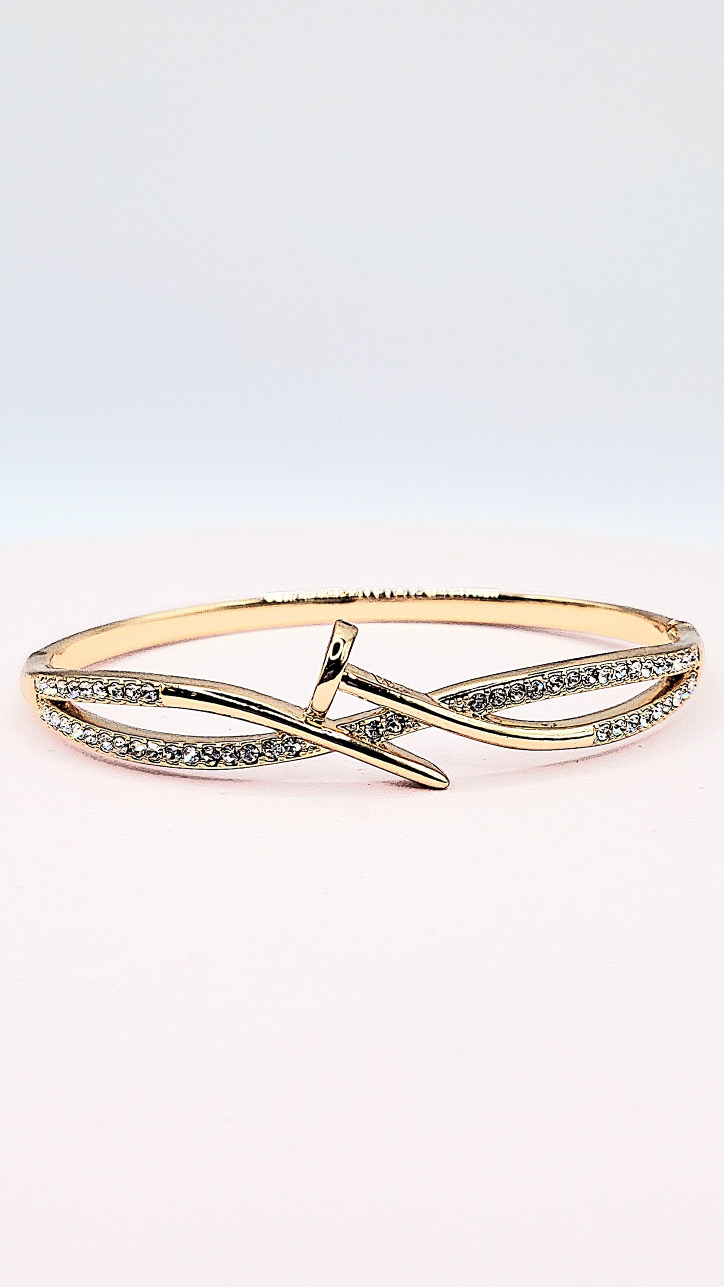 Crystal Stacking Bangles Stainless Steel