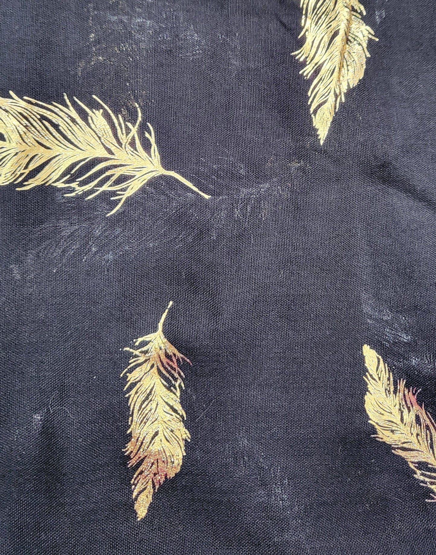 Metallic Feather Dream Scarf