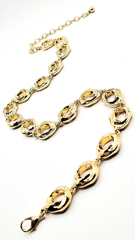 Melted Link Chain Necklace