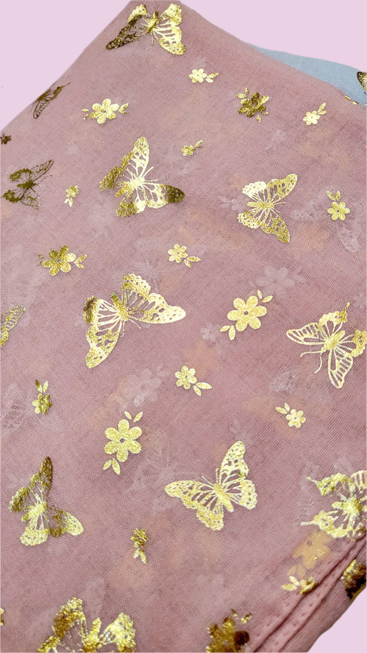 Butterfly Bliss Shimmer Scarf