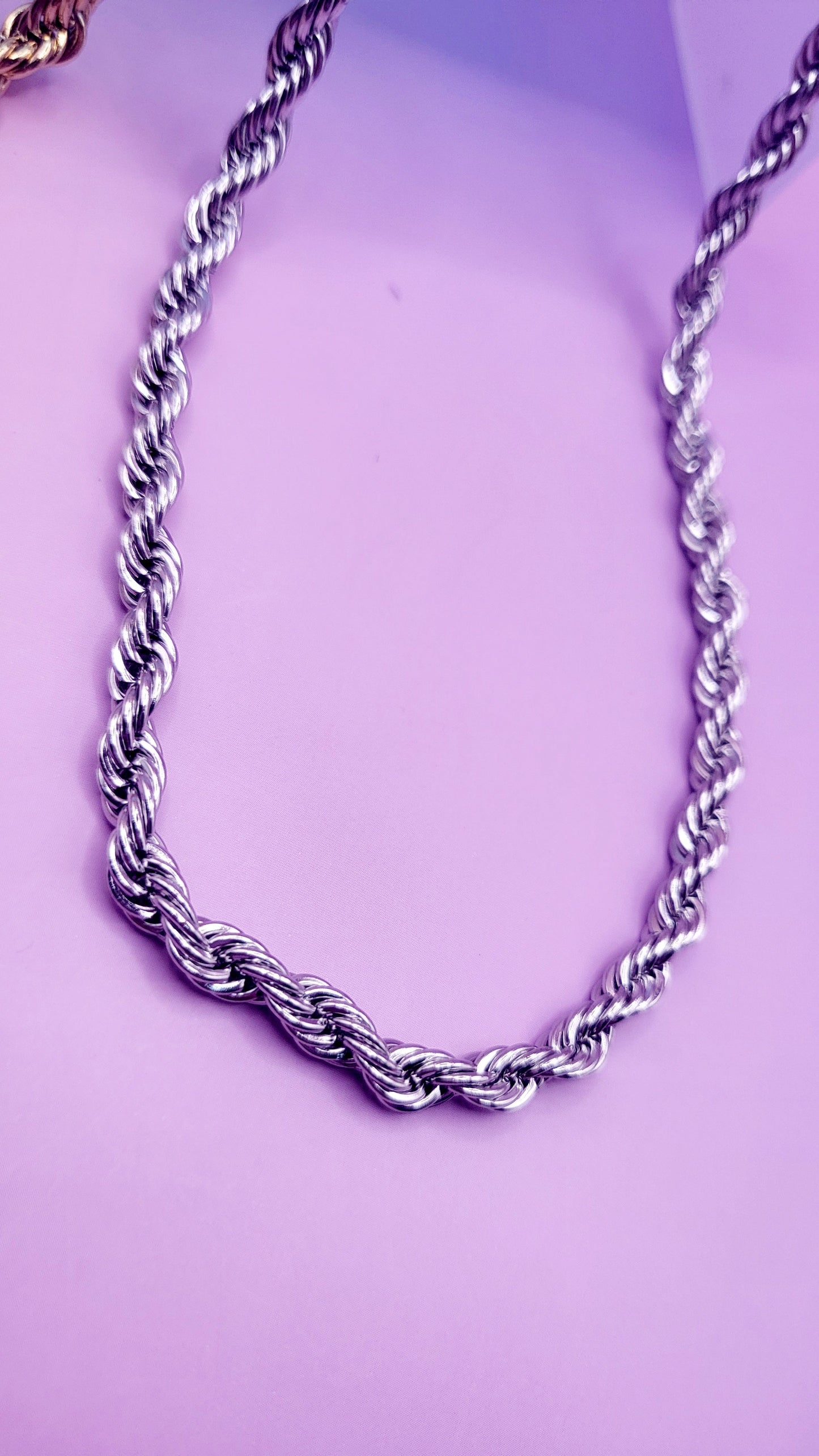 Braided Rope Chain Necklace