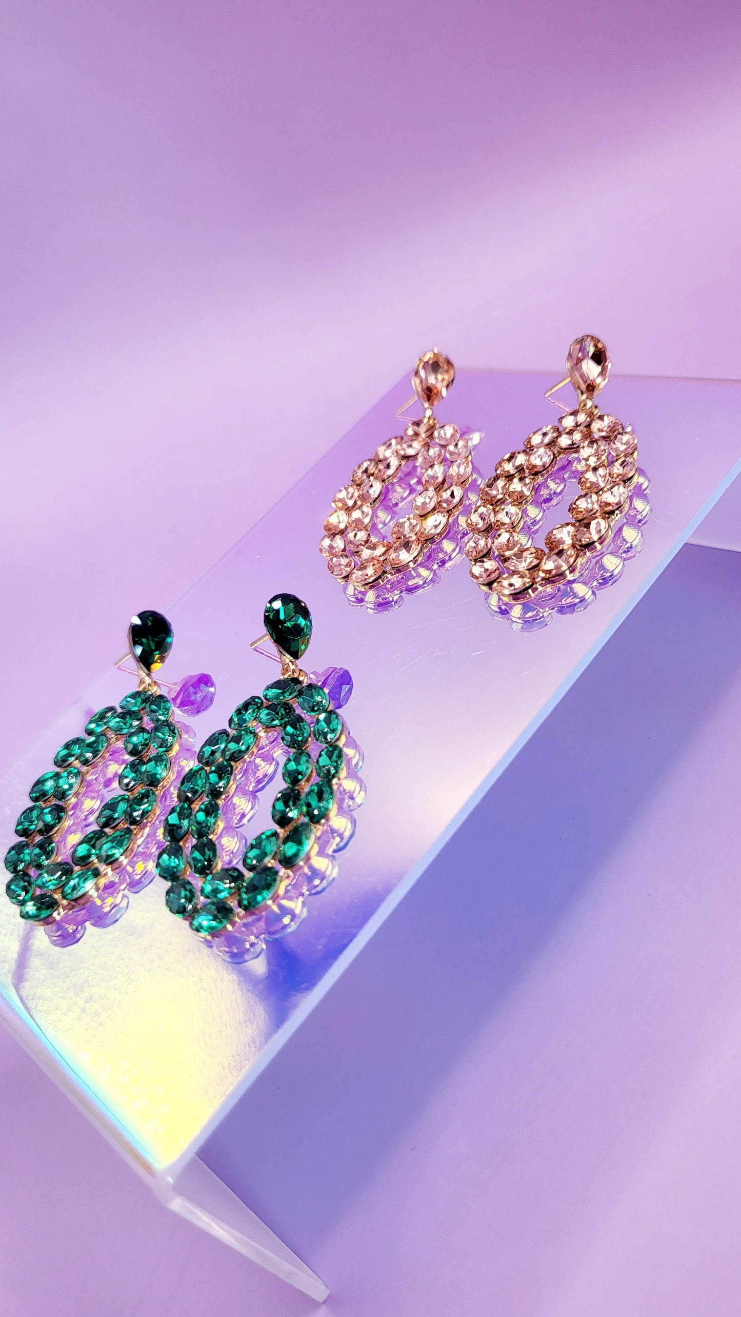 Cherish Crystal Drop and Dangle Earrings