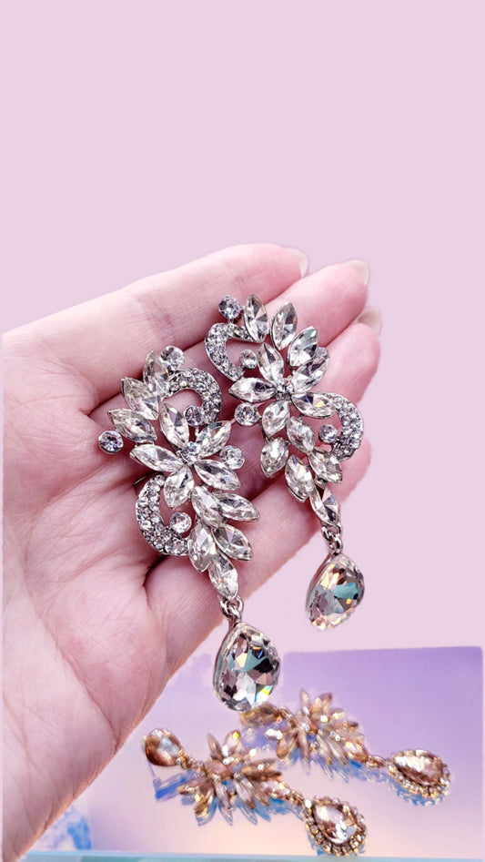 Eternal Crystal Drop and Dangle Earrings