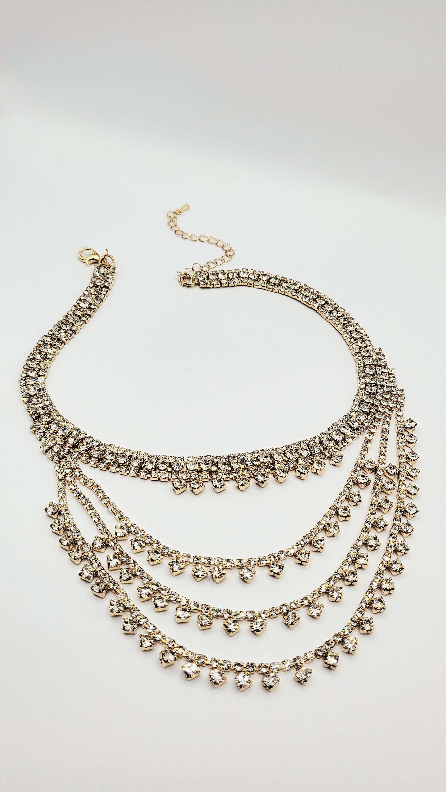 Layered Crystal Necklace