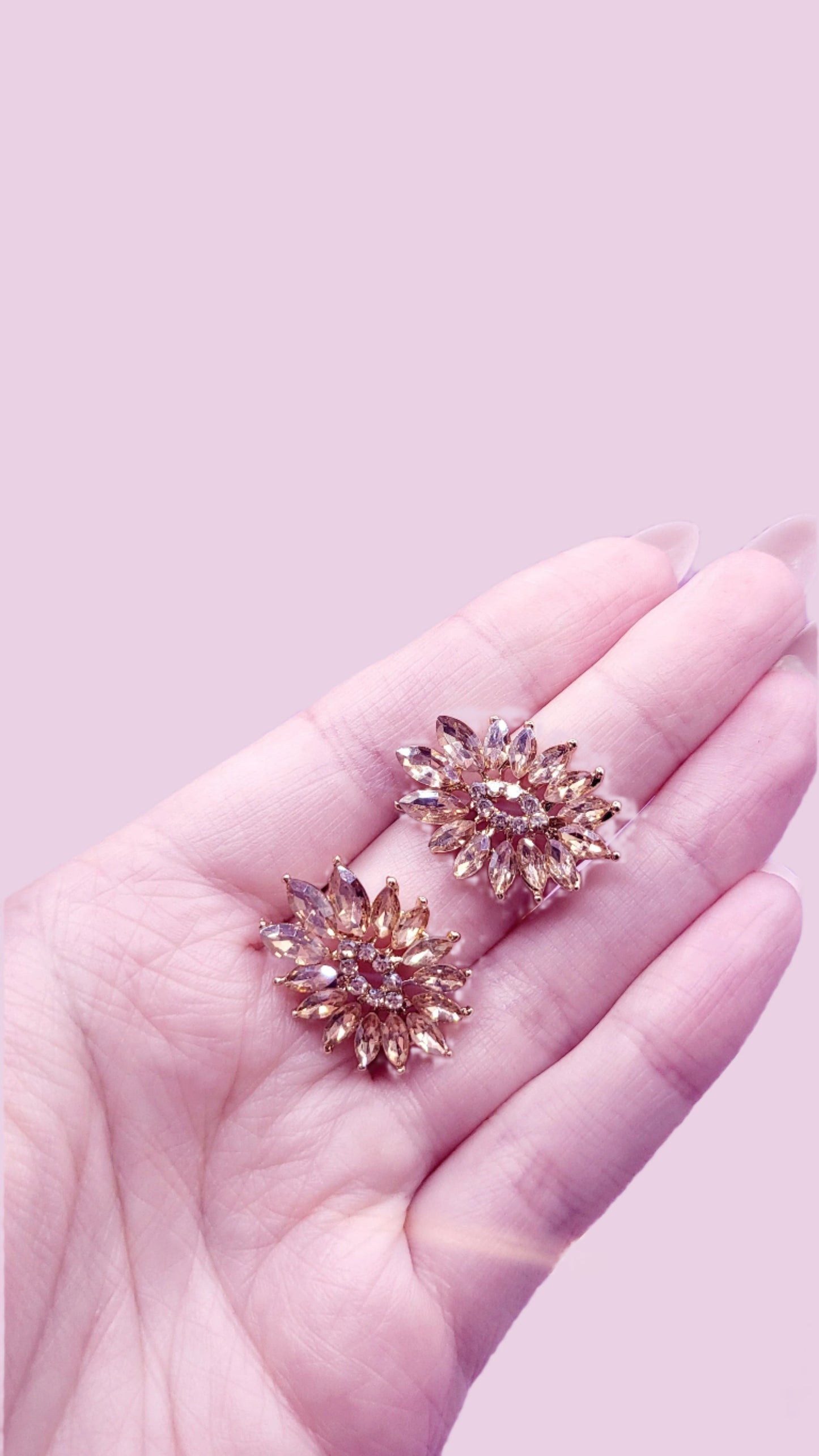Impression Crystal Stud Earrings