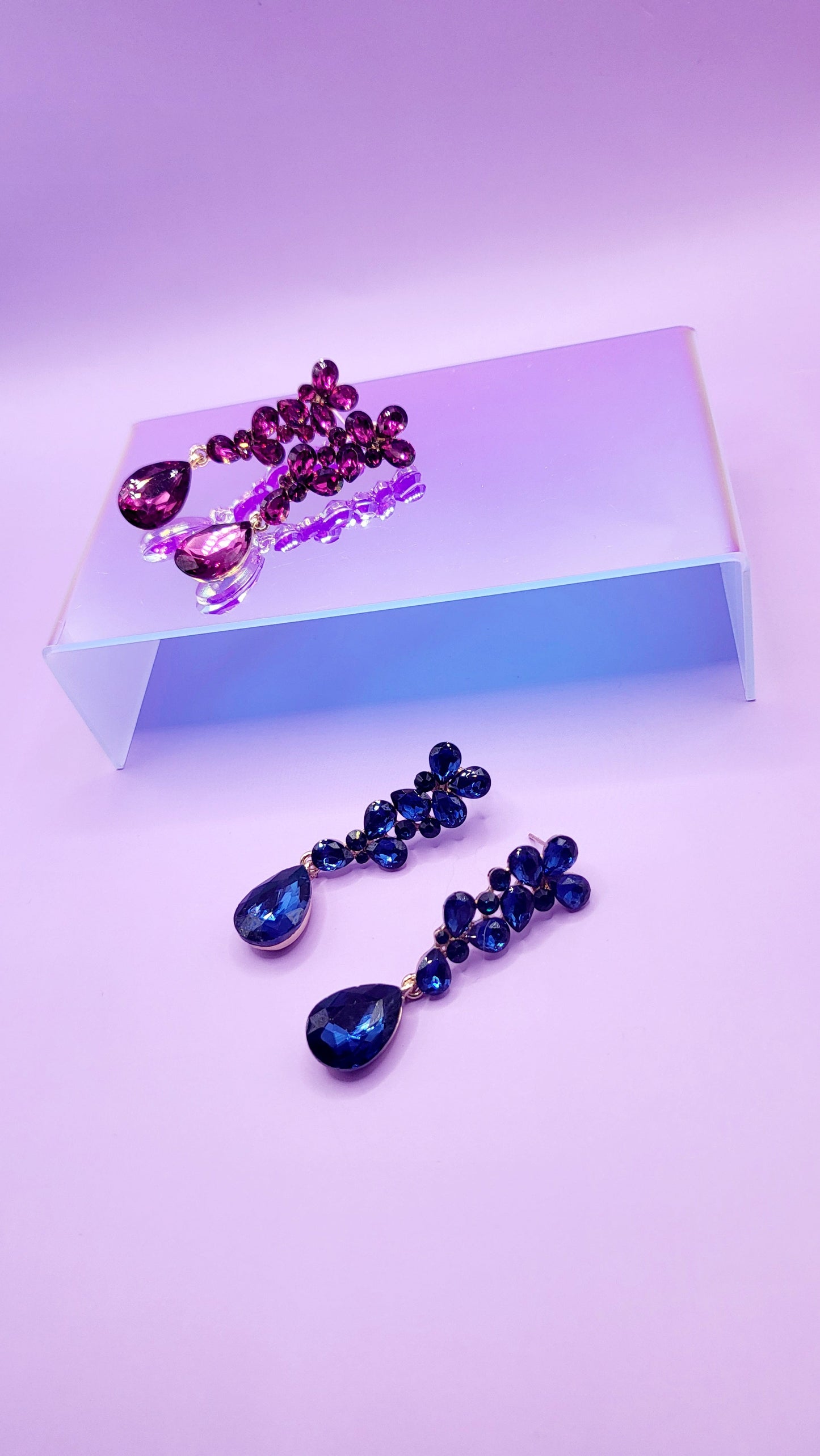 Glamour Crystal Drop and Dangle Earrings