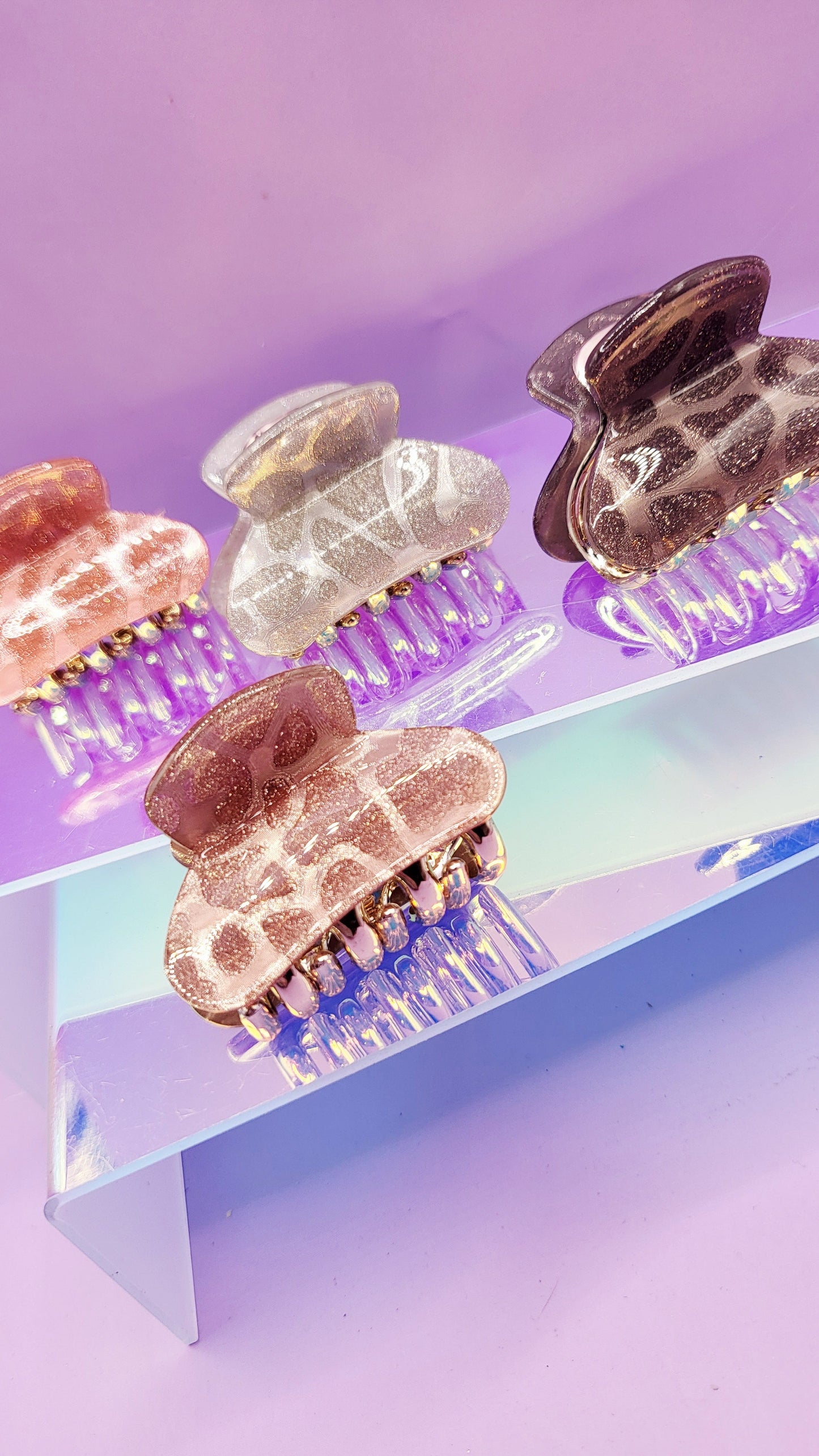 Glam Gloss Mini's Hair Clamps Pack of 12