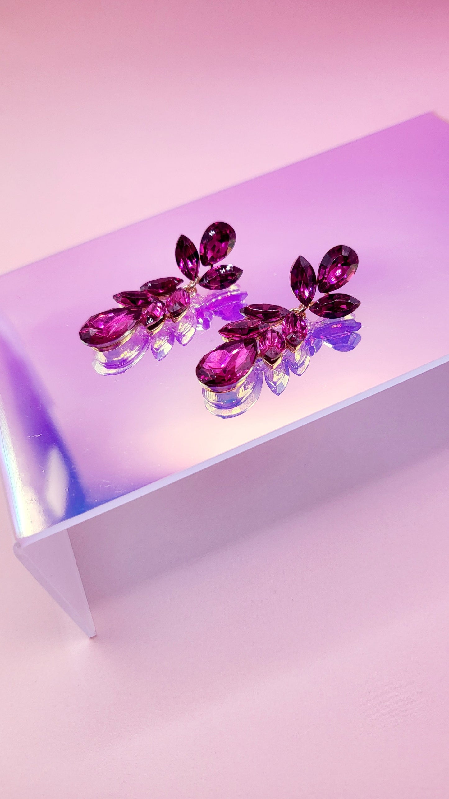 Gleam Crystal Drop and Dangle Earrings