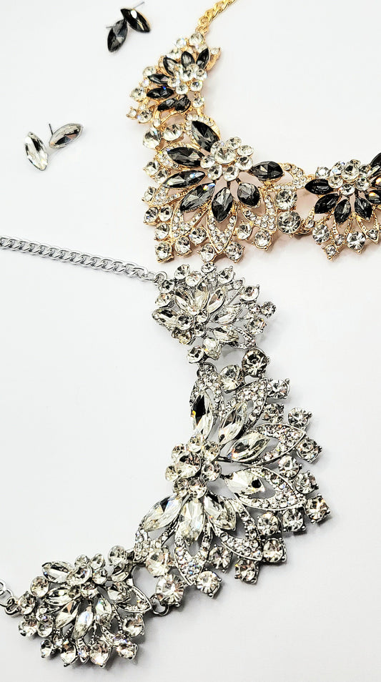 Aura Crystal Necklace Set