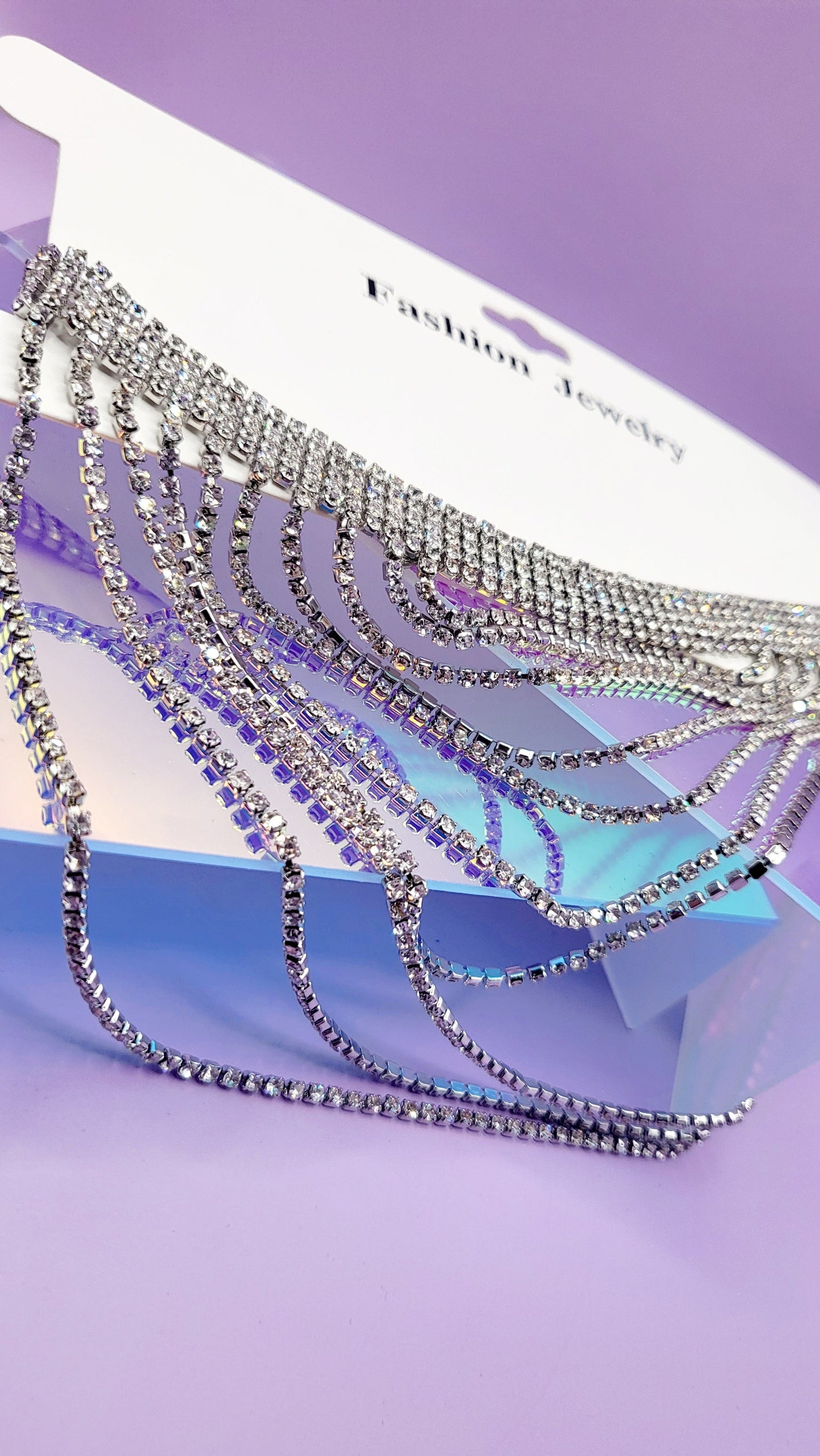 Cascade Crystal Choker