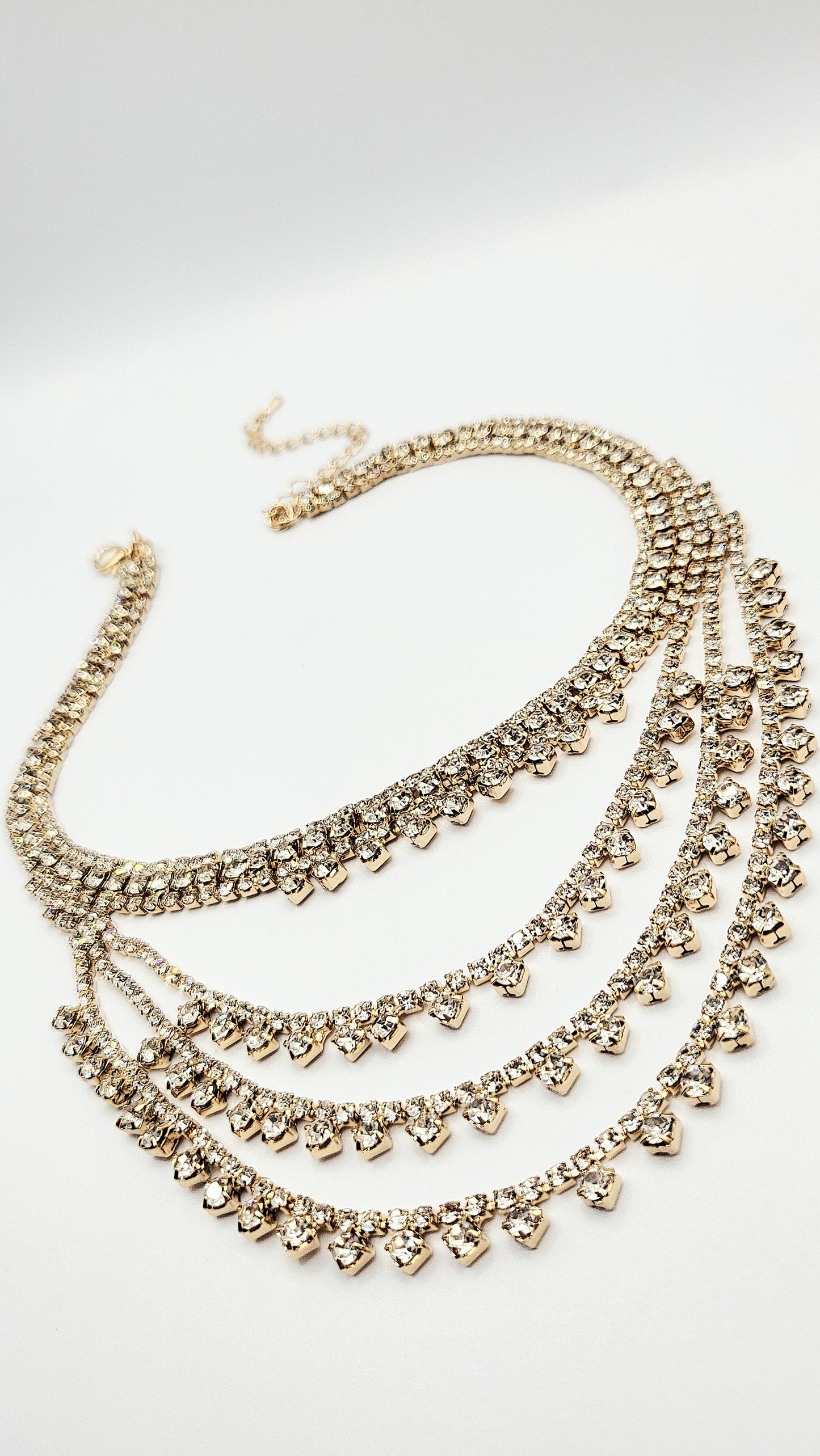 Layered Crystal Necklace