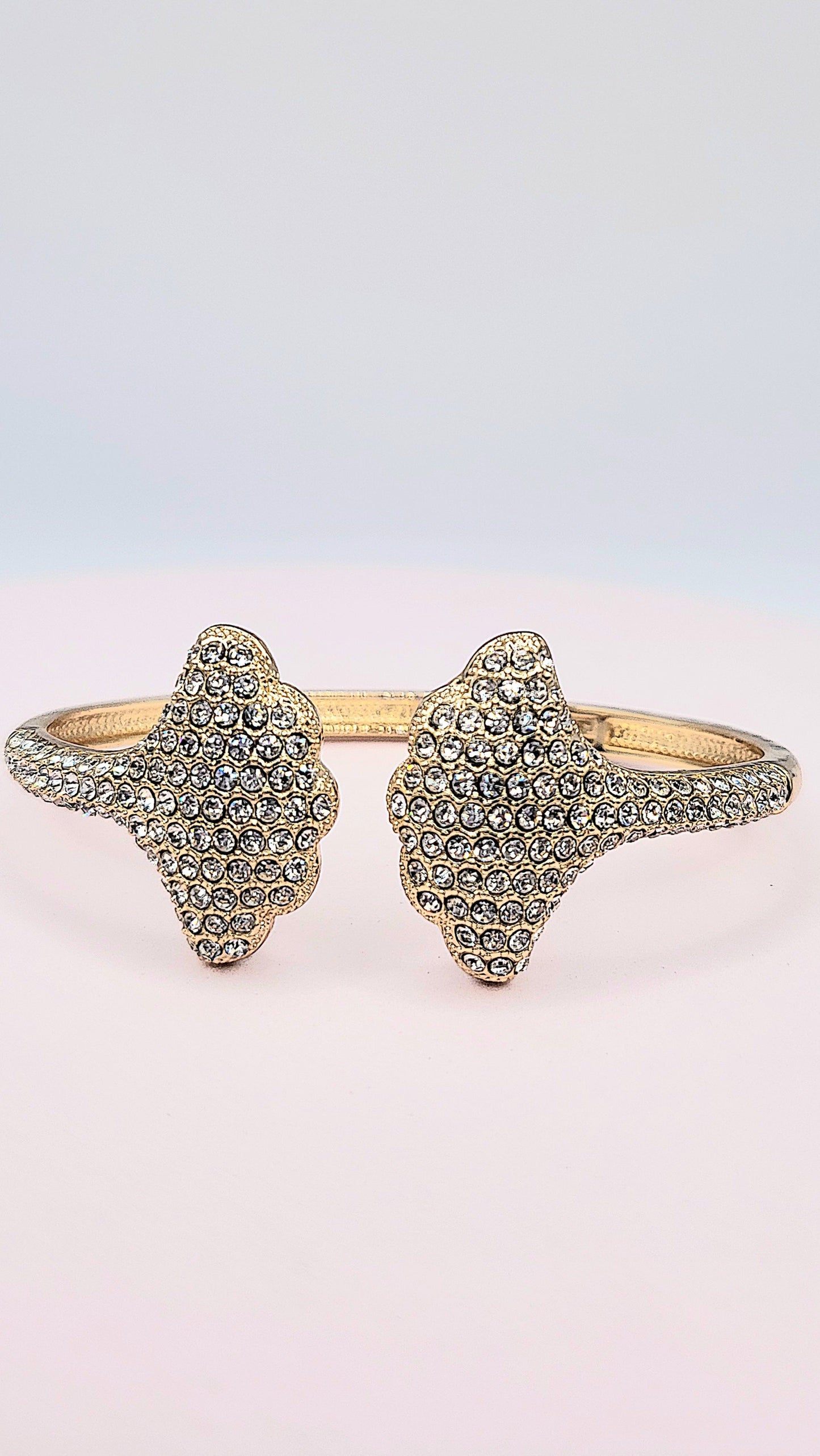 Crystal Stacking Bangles Stainless Steel
