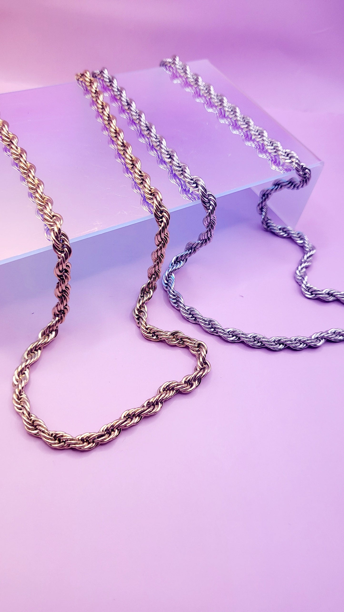 Braided Rope Chain Necklace