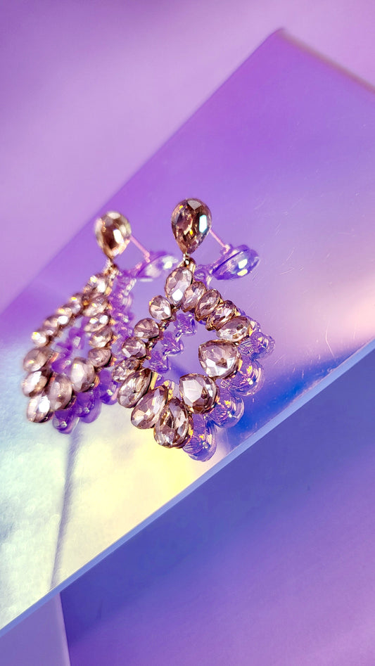 Devote Crystal Drop and Dangle Earrings