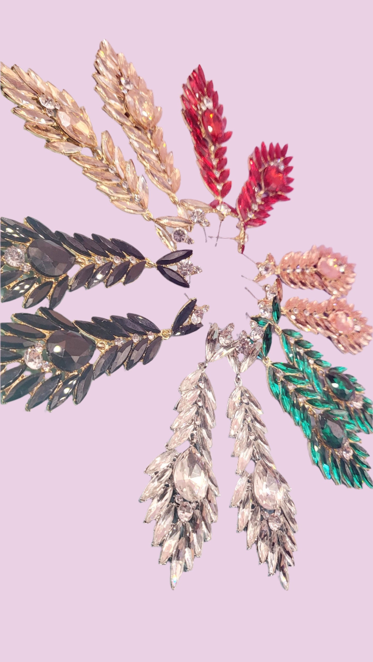 Diva Crystal Drop and Dangle Earrings