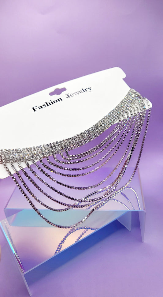 Cascade Crystal Choker