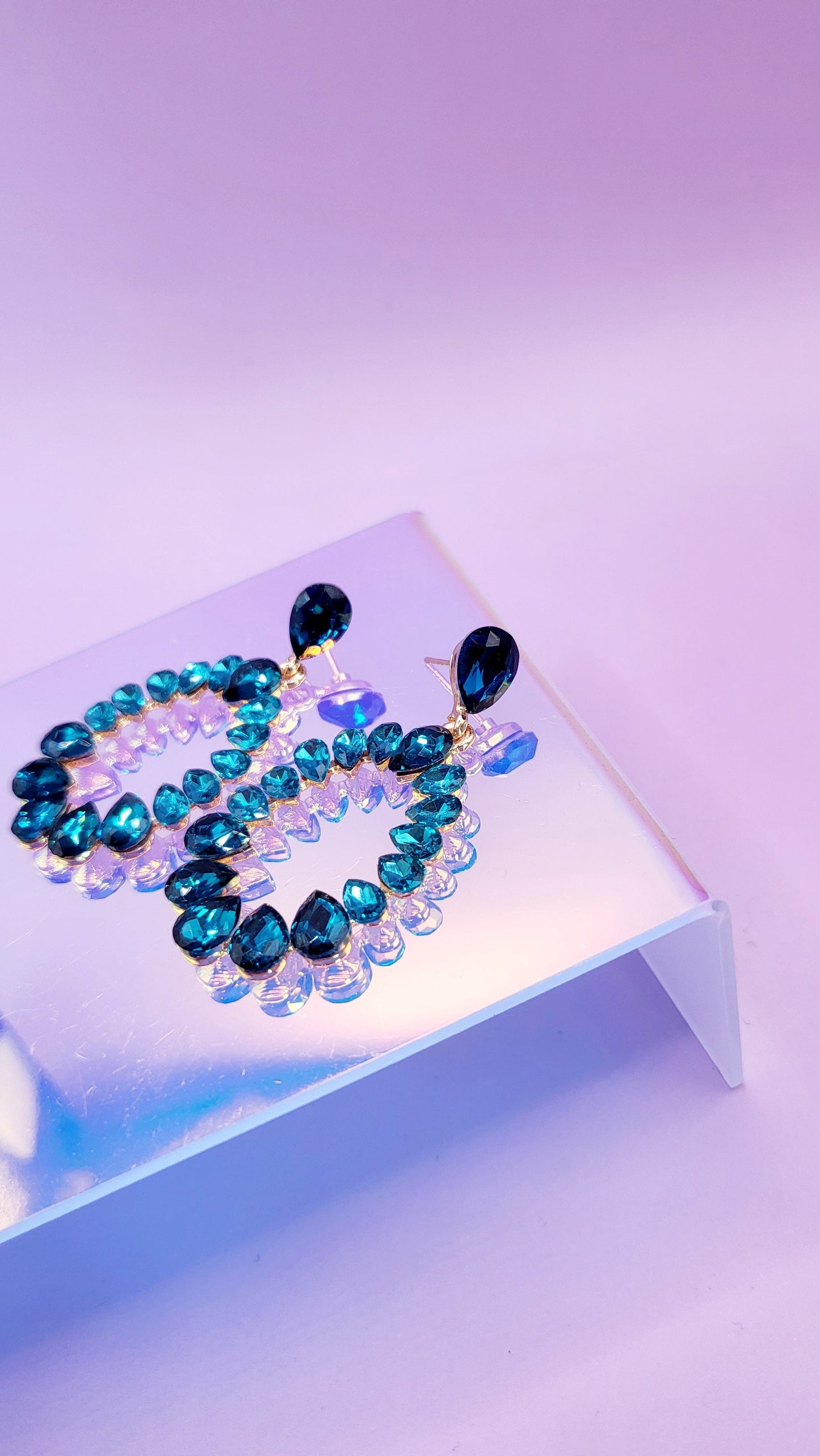 Glimmer Crystal Drop and Dangle Earrings