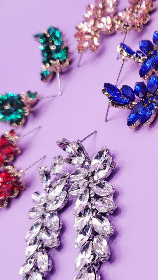 Dubai Crystal Drop and Dangle Earrings