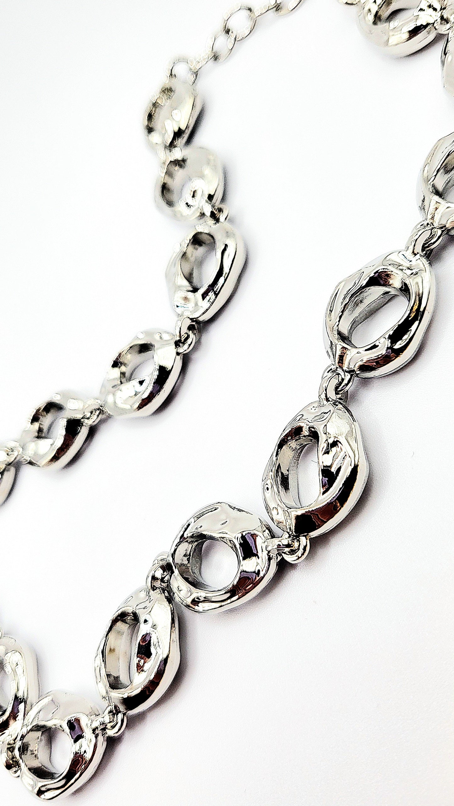 Melted Link Chain Necklace