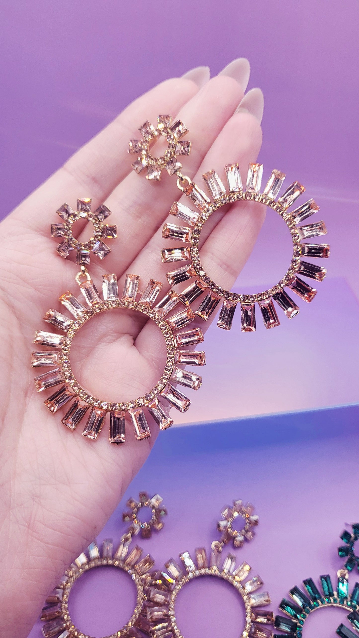 Dream Crystal Drop and Dangle Earrings