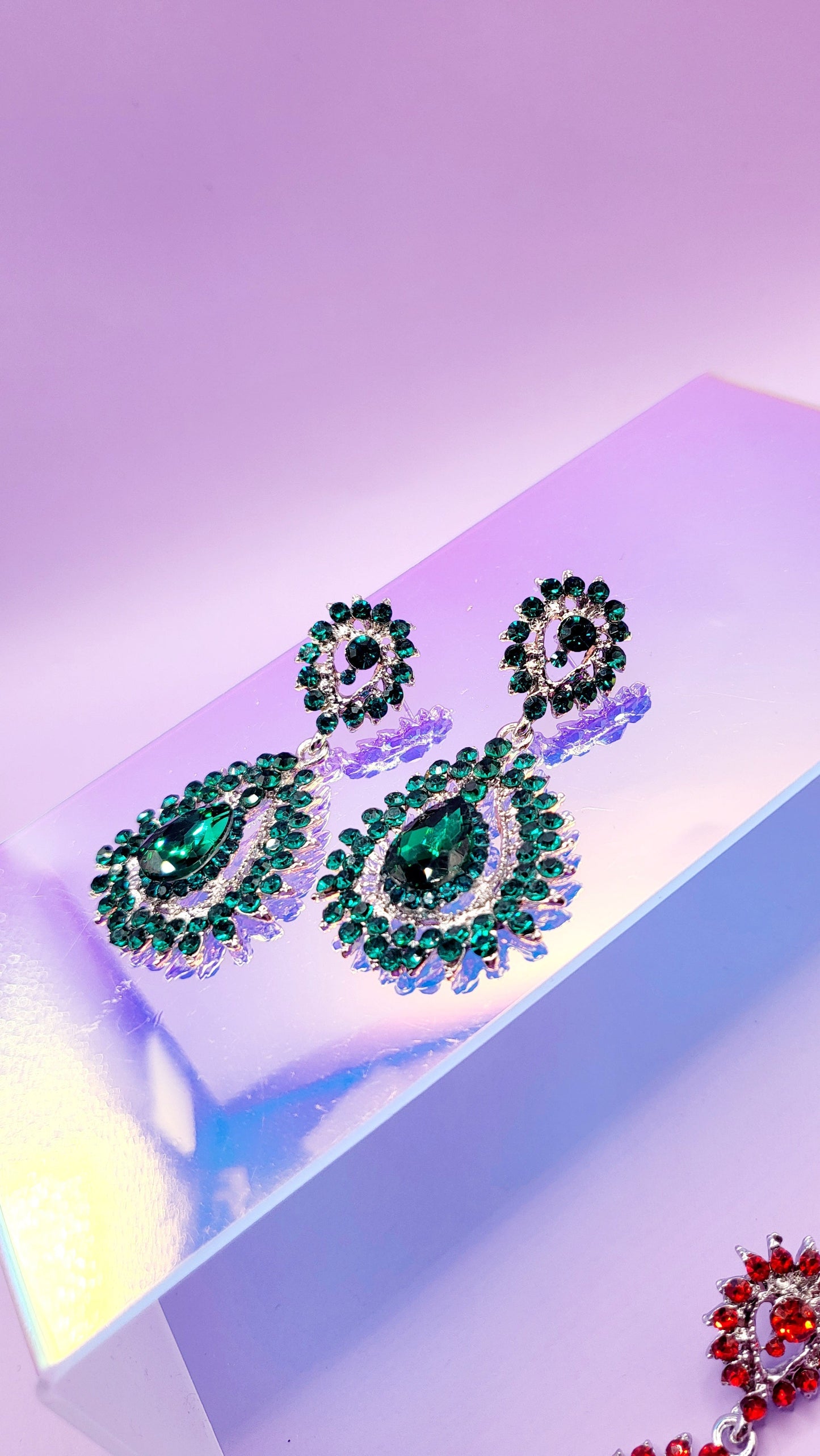 Allure Crystal Drop and Dangle Earrings