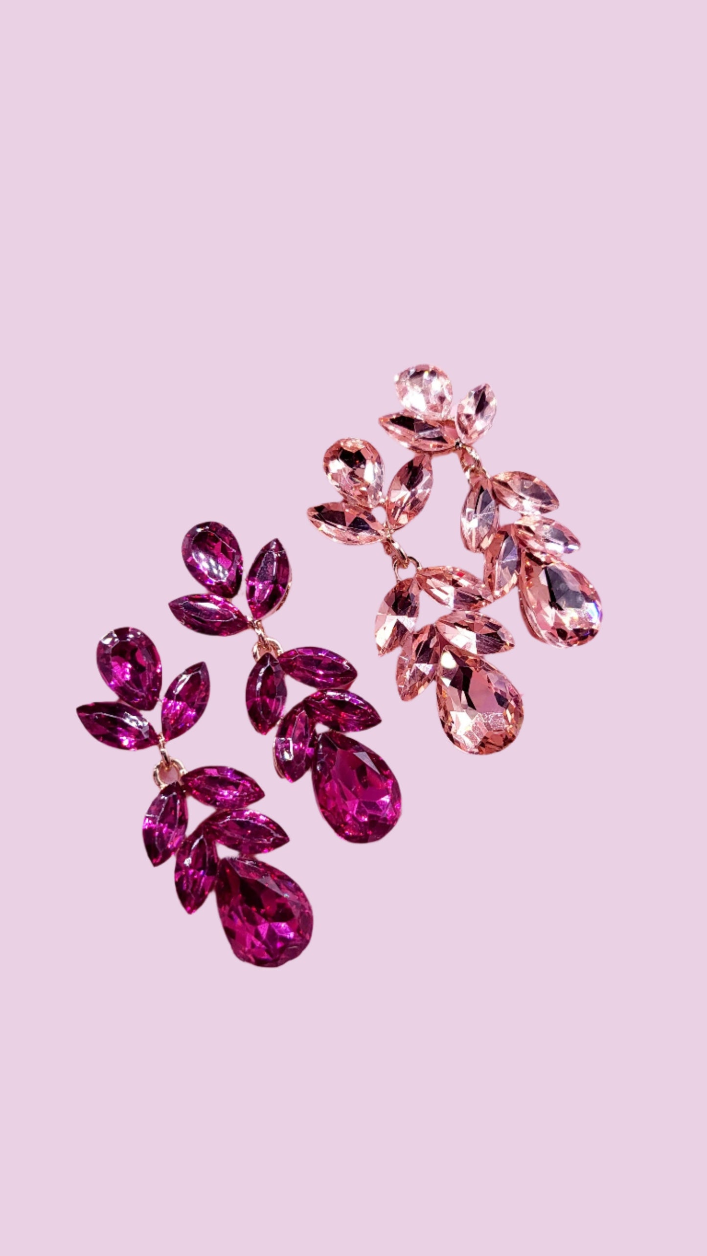 Gleam Crystal Drop and Dangle Earrings