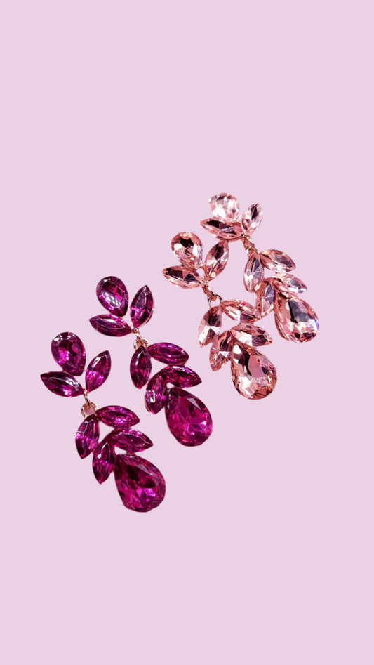 Gleam Crystal Drop and Dangle Earrings