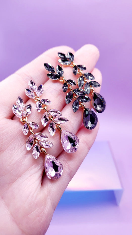 Glamourous Crystal Drop and Dangle Earrings