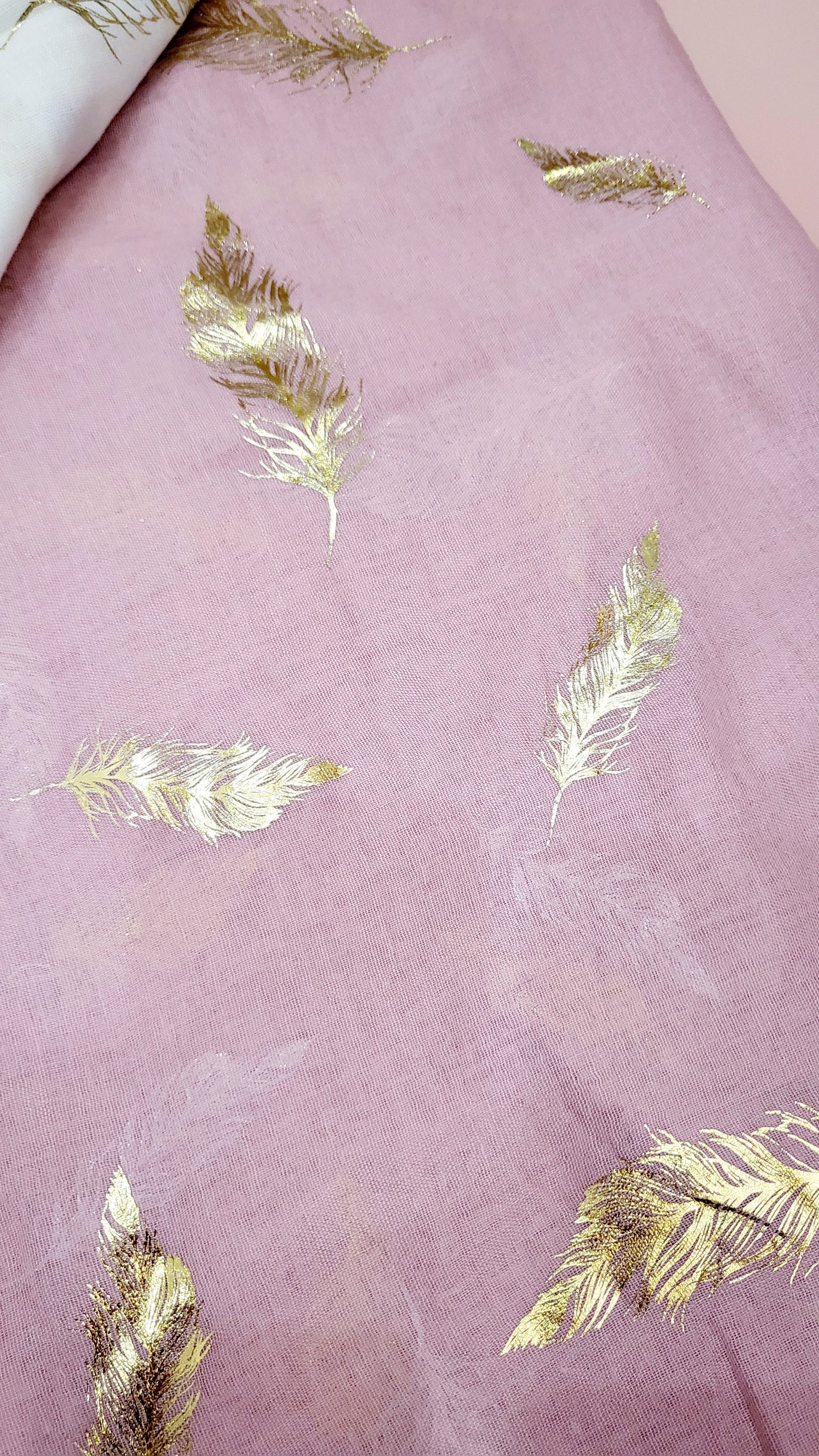 Metallic Feather Dream Scarf