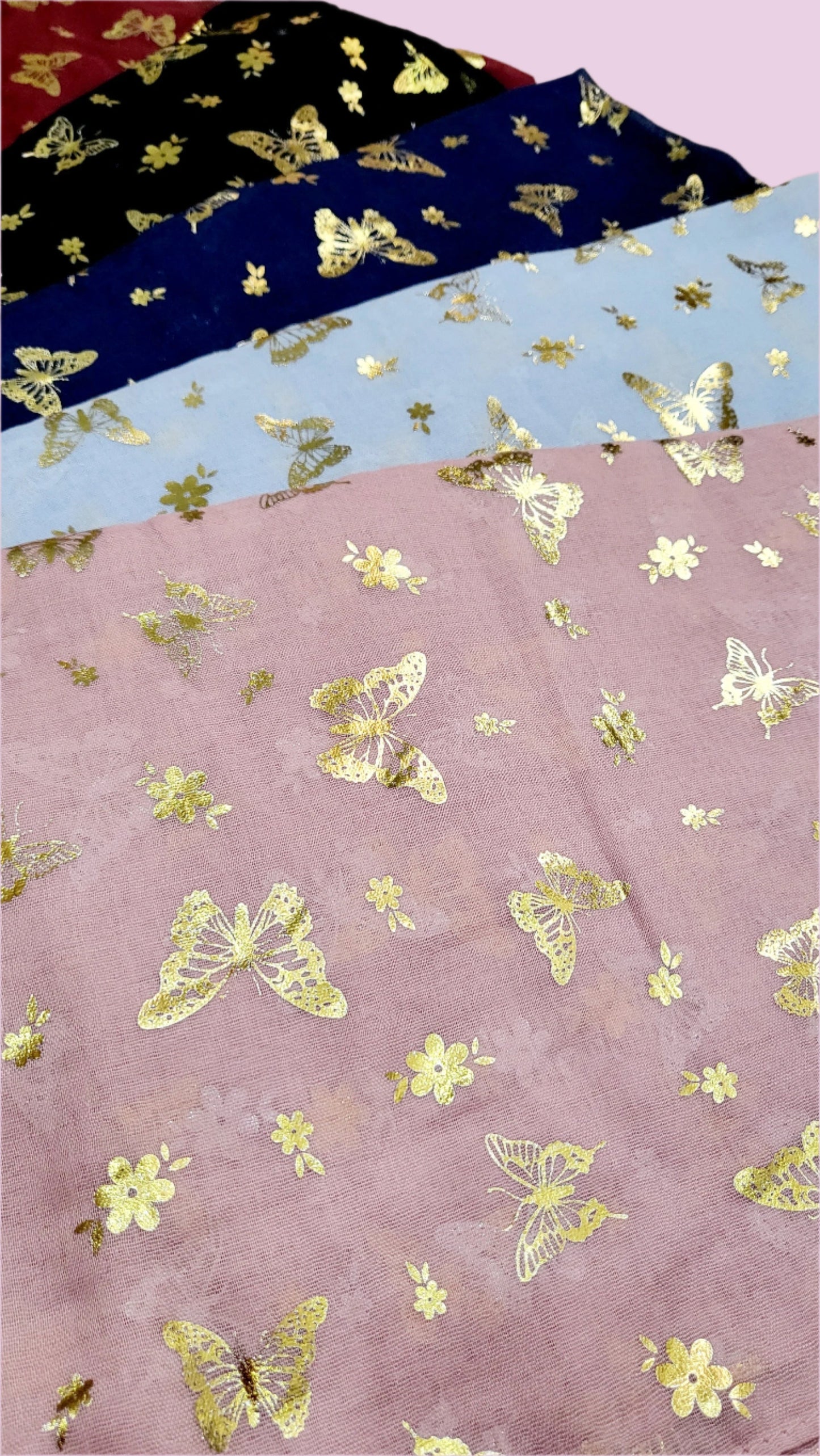 Butterfly Bliss Shimmer Scarf